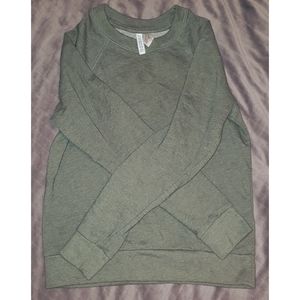 H&M Green Crewneck Sweatshirt